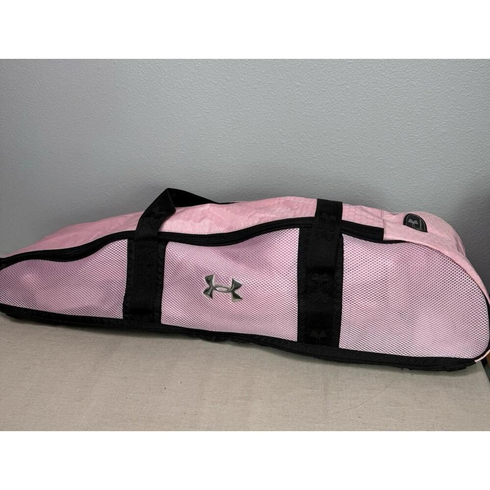 Under Armour Pink and Black Sports Bag